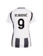 Juventus Dusan Vlahovic #9 Domácí Dres pro Dámské 2024-25 Krátký Rukáv